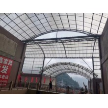 大跨度鋼架，網(wǎng)架采光頂棚用輕型防火阻燃陽(yáng)光板耐力板聚碳酸酯板