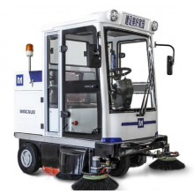 西安明諾駕駛式掃地車 小區(qū)物業(yè)道路清掃灰塵樹(shù)葉用掃地車